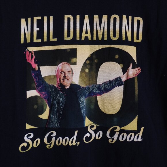 Neil Diamond 50th Anniversary So Good So Good Tour Shirt Mens Large - Picture 2 of 5